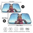 thumbnail image 3 of Kdxio Elephant Sits Print Windshield Sun Shade,UV Rays and Sun Heat Protection,Sunshade for Car Windshield,Car Shade Front Windshield - Medium, 3 of 6