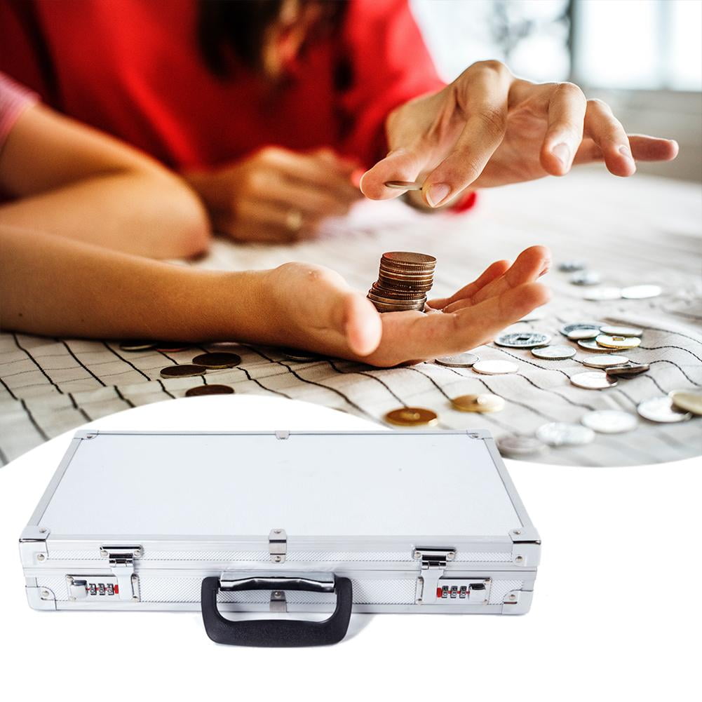 Aluminum Framed Locking Gun Pistol HandGun Lock Box Hard Storage Carry