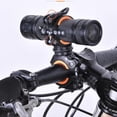 thumbnail image 2 of EeaseMX Soporte para luz de bicicleta Soporte para lámpara de bicicleta Bicicleta de montaña Linterna de luz Montaje fijo Soporte de bicicleta Clip de accesorio (negro y naranja), 2 of 7