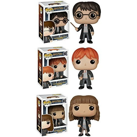 Funko POP! Movies Harry Potter: Harry, Ron and Hermione (Collector's Set), Vinyl Figures