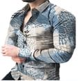 thumbnail image 3 of Camisas florales de moda para hombres, camisas de manga larga con solapa con estampado 3D, gráficos geniales, ropa informal vintage de calle para hombres, tops, 3 of 5