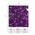 thumbnail image 5 of Lsque Purple Snow Flakes Mailbox Cover Standard Size ,Magnetic Mailbox Covers Post Wraps Letter Box Cover -21x18 in, 5 of 9