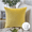 Yellow, variant on Phantoscope Christmas holiday Decorative Throw Pillow with insert, Silky Velvet Series, 18" x 18", Dark Red, 1 Pack