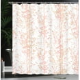thumbnail image 4 of Ambesonne Modern Shower Curtain, Forest Illustration Tree Art, 69"Wx70"L, Peach Blush, 4 of 5