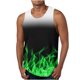 thumbnail image 1 of Hombres Casual Gradación Impresión Suéter Cuello Redondo Tanque Deportivo, 1 of 4