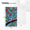 thumbnail image 4 of Nawy Birds, Flowers, Tree Branch Funny Kitchen Towels 2-Piece Set for Kitchens, Bathrooms, Showers 27.5*16in, 4 of 6