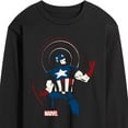 thumbnail image 3 of Marvel Captain America - Shield Pose - Men's Long Sleeve Graphic Tee, 3 of 5