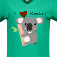 thumbnail image 4 of Inktastic I Heart Koalas Women's V-Neck T-Shirt, 4 of 5