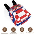 thumbnail image 6 of Flag Of Croatia At The UN Small Backpack Cute Mini Backpacks For Woman Lightweight Daypacks, 6 of 8