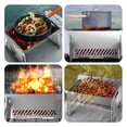 thumbnail image 4 of Burning Camp Stove BBQ Cooker/Portable Folding Backpacking Stove with Grill-Grid Stove for Outdoor, 4 of 8