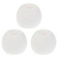 thumbnail image 4 of GAXIRE 3-Pack Diatomite Toothbrush Holders Square White Bathroom Accessories Quick Drying Water Absorption, 4 of 8