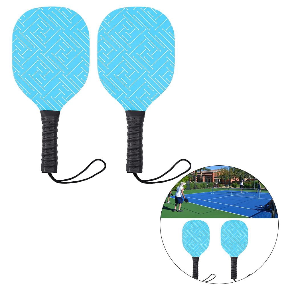 DimyFew Pickleball Paddles Set Anti-Slip with Carrying Case Handle for Indoor Players Outdoor 2 rackets