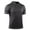 Gray, variant on BXINGOHAI Men's Short Sleeve Hoodie Workout Gym Sweatshirt Muscle Fit Fashion Athletic Hoodies Pullover Hooded T-Shirts Black,2XL