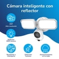thumbnail image 2 of Cámara de seguridad inteligente para exteriores con reflector, detección de movimiento y bocinas Zkteco, 2 of 5