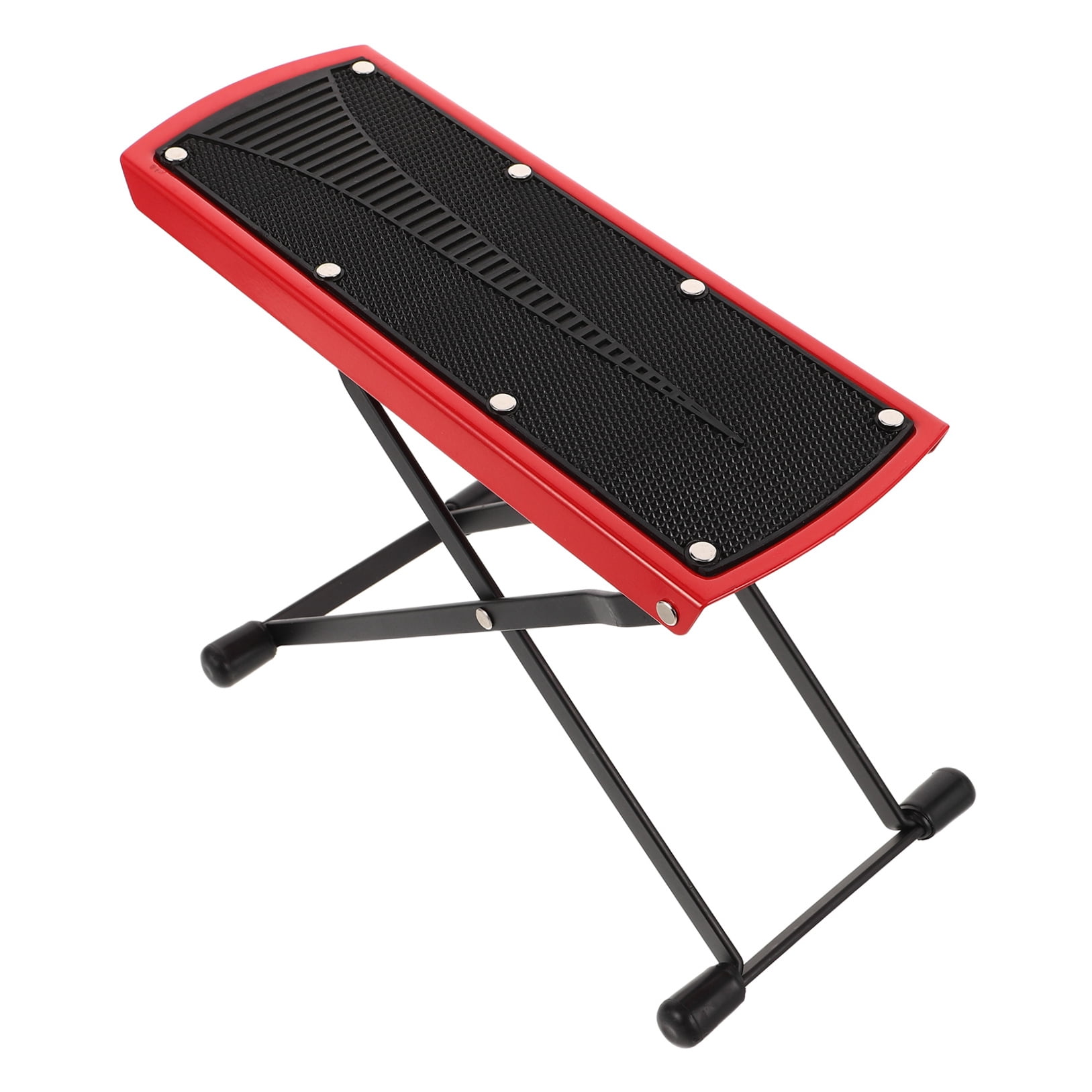 HONMEET Adjustable Portable Folding Guitar Footrest Metal Stand for Classical Guitar Players and Musicians