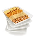 thumbnail image 1 of Bandeja para servir AMGBZT, paquete de 4, para aperitivos de frutas y verduras, 1 of 9