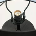 thumbnail image 5 of 29" Artisan Wood Table Lamp – Hand-Brushed Base & Black Drum Shade, 100W Max (Bulb Not Included), 5 of 7