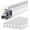 White, variant on 6 Pack Management Under Desk, Open J Raceway, Cord Organizer Tray for Desk, No-Drill Hider for Desk & Wall, Wire Management Kit, Flame-Retardant PVC, 94.5" , White