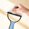 thumbnail image 4 of Pet Grooming Tool for Dogs and Cats,Pet Dematting Comb，Undercoat Rake for Dogs，Deshedding Brush for Removing Tangles Knots and Loose Fur,Dog Brush,Cat Brush.B02 #Blue, 4 of 4