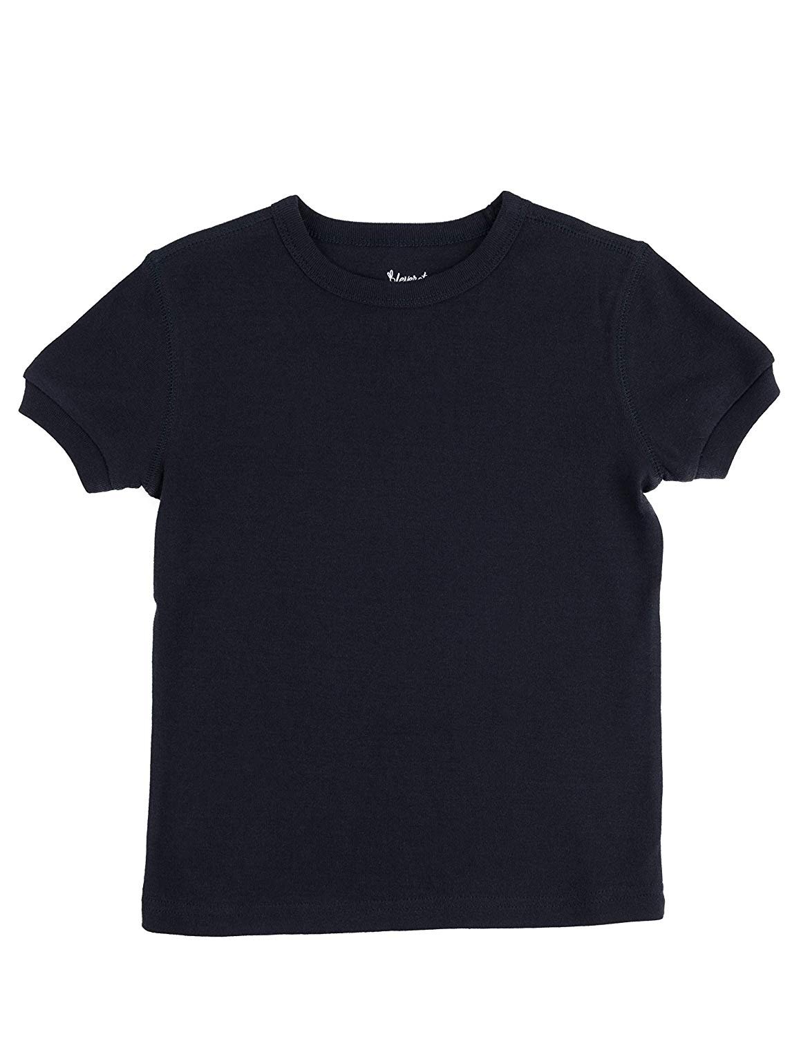 Leveret Short Sleeve Top Boys Girls Kids T-Shirt 100% Cotton (Dark Grey,Size 6 Years) - image 4 of 10