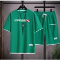 thumbnail image 3 of Conjunto de camiseta y pantalones cortos informales de verano 2024 para hombre, conjunto de chándal de dos piezas para motocicleta GasGas, ropa de calle de hip hop, ropa deportiva para correr, 3 of 5