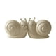 thumbnail image 2 of 2 sujetalibros decorativos de cerámica con forma de caracol, regalo de cumpleaños, antideslizantes, para estantería, hogar, escritorio, decoración. Blanco, 2 of 8