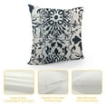 thumbnail image 4 of JEUXUS  Decorative Cushion Covers Navy Blue Bohemian Flower Throw Pillow Covers, 4 of 5