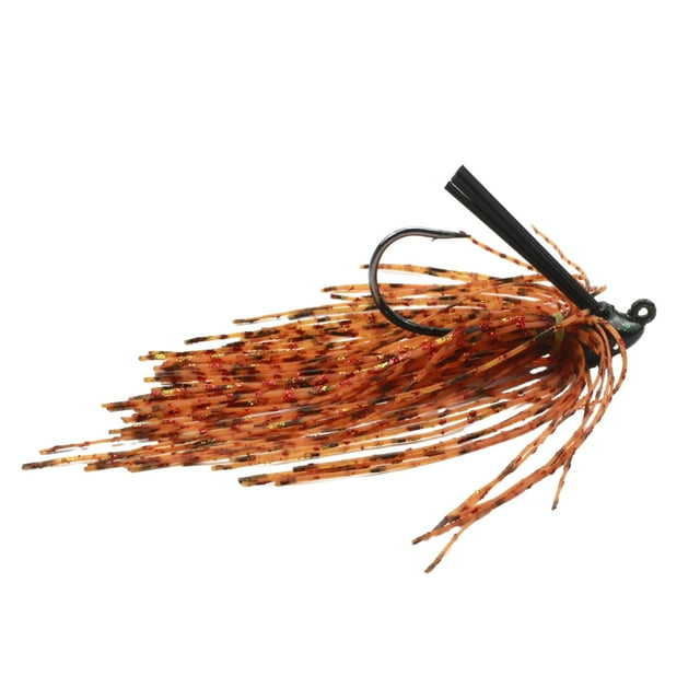 Señuelo de pesca Jig Swimbait Jighead Swim Jig Alambre de silicona Anzuelo artificial Pesca Marrón