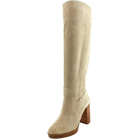 knee high boots round toe
