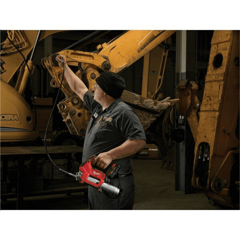 Milwaukee battery grease gun kit hotsell