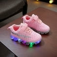 thumbnail image 4 of UTTOASFAY Kids Sequins Sneakers,Closed Toe Pink, 4 of 5