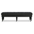 thumbnail image 6 of Linon Kacie Tufted Bench, Black/Charcoal, 6 of 11