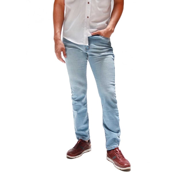 Pantalón Skinny Azul claro De Mezclilla Strech Take It Jeans Para Hombre PN1038 Take it Jeans Ice