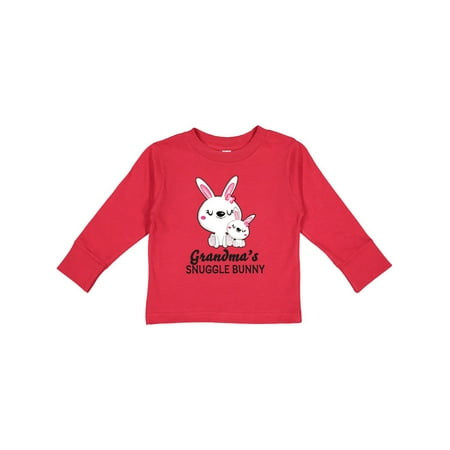 

Inktastic Grandmas Snuggle Bunny Easter Gift Toddler Toddler Girl Long Sleeve T-Shirt