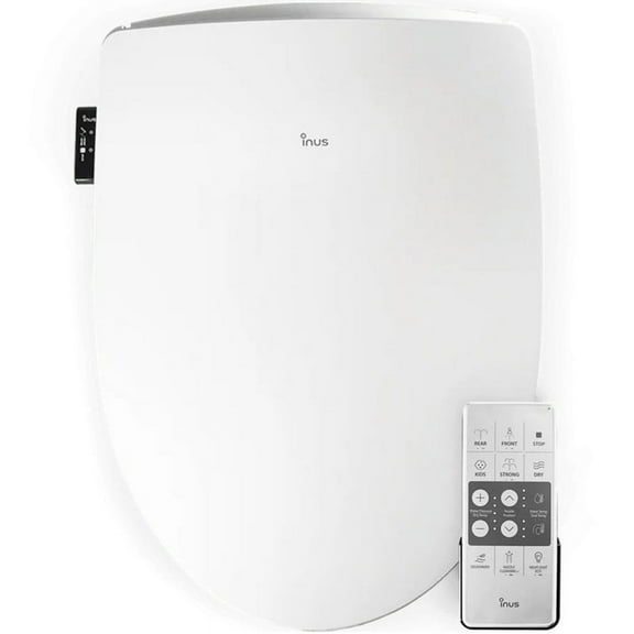 Inus R52 Korean Electric Bidet Toilet Seat, White