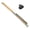 E, variant on OIUR Pizza Oven Brush 53.5cm Long Professional Pizza Oven Cleaner with Wooden Handle Stainless Steel Pizza Oven Cleaning Tool for Grill Stone Cleaning