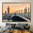 thumbnail image 6 of Paris Landscape Wall Art, View Printed Canvas, Landscape Poster, Alexandre III Bridge, Paris Travel Canvas Art, Sunset In Paris Canvas Art, Canvas Wall Decor - Natural Framed, 6 of 9
