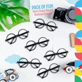 thumbnail image 5 of 12 paquetes de gafas de mago con montura redonda, gafas con montura redonda para recuerdo de fiesta Afortunado Sencillez, 5 of 5
