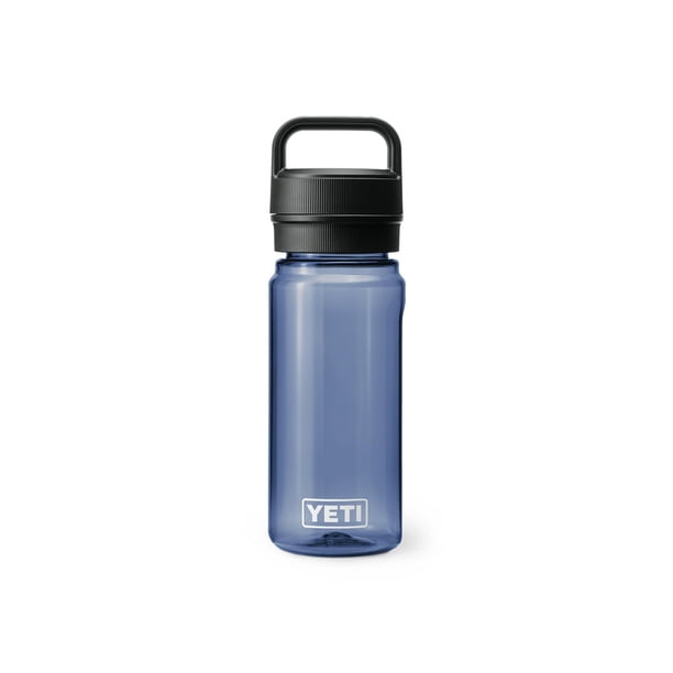 Botella de agua YETI Yonder 600 ml/20 oz con tapa Yonder Chug, azul marino