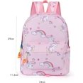 thumbnail image 2 of Sac à Dos Licorne pour Filles, Sac à Dos Licorne Léger et Mignon pour École Primaire avec Sangle de Poitrine Sac d'École pour Maternelle École Randonnée Voyage, 2 of 5