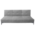 thumbnail image 3 of Sofa Cama Reclinable El Bazar Store Vegas Terciopelo Gris Plata , Futon 3 posiciones, Sala, 3 of 6