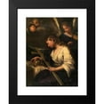 thumbnail image 2 of Lorenzo Pasinelli 19x24 Black Modern Framed Museum Art Print Titled - The Penitent Mary Magdalene Accompanied by an Angel Playing a Violin Behind, 2 of 5
