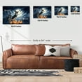 thumbnail image 5 of Happy Halloween Shih Tzu Witch Pumpkins Bats Horizontal Matte Canvas Poster Lion Dog Lover Gifts Wall Art Home Decor - 13012, 5 of 5