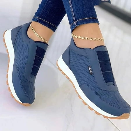 

Women s Casual Sports Shoes Walking Shoes Sneakers Dressy Summer Womens Slip On Mesh Orthopedic Walking Shoe with Arch Support Fashion Shoes (Color : Brown Size : 7)