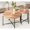Natural Wood+Brown, variant on Distressed Cylindrical Design | Versatile for Living or Bedroom Decor | Enhances Home Aesthetic