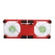 thumbnail image 4 of Almohadilla de enfriamiento Plegable para Computadora Portátil con USB Soporte antideslizante Ampliade Aplicaciones Ventiladores Duales para una Disipación de Calor Más, 4 of 8