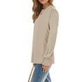 thumbnail image 2 of Fantaslook Blouses for Women Dressy Puff Sleeve Tunic Tops Casual Fall Shirts, 2 of 7