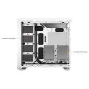Fractal Design Torrent White E-ATX Tempered Glass Window High-Airflow Mid Tower Computer Case