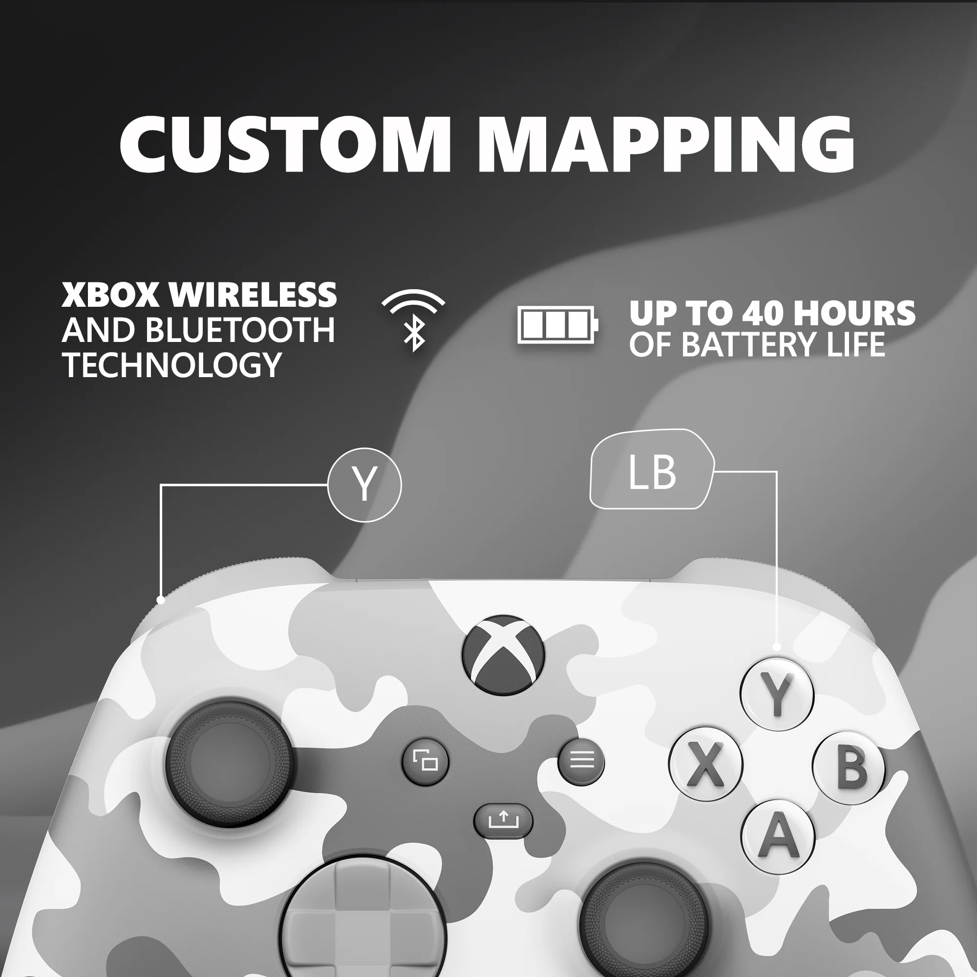 Microsoft Xbox Controlador Inalámbrico - Edición Especial Arctic Camo 5