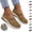 Coffee, variant on Orthopedic Shoes for Women Breathable Mesh Non Slip Sneakers Arch Support Fashion Walking Shoes Comfy Slip on Loafers(Red)